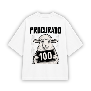 Camisa Oversized Procurado 100 Ovelha