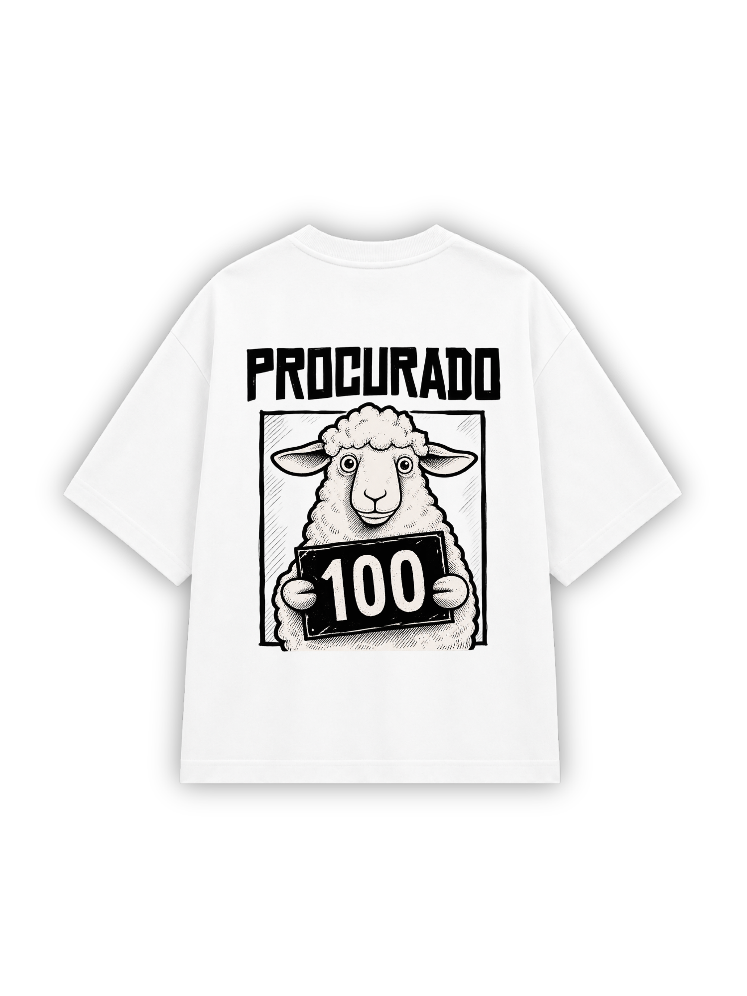 Camisa Oversized Procurado 100 Ovelha - Imagem 1