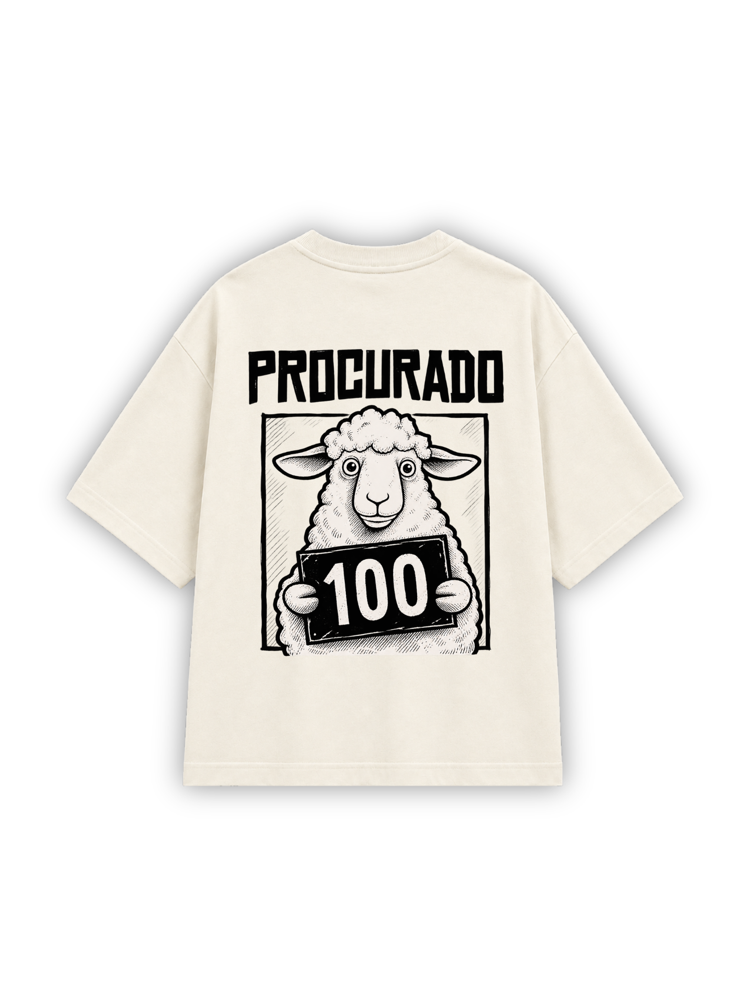 Camisa Oversized Procurado 100 Ovelha - Imagem 3