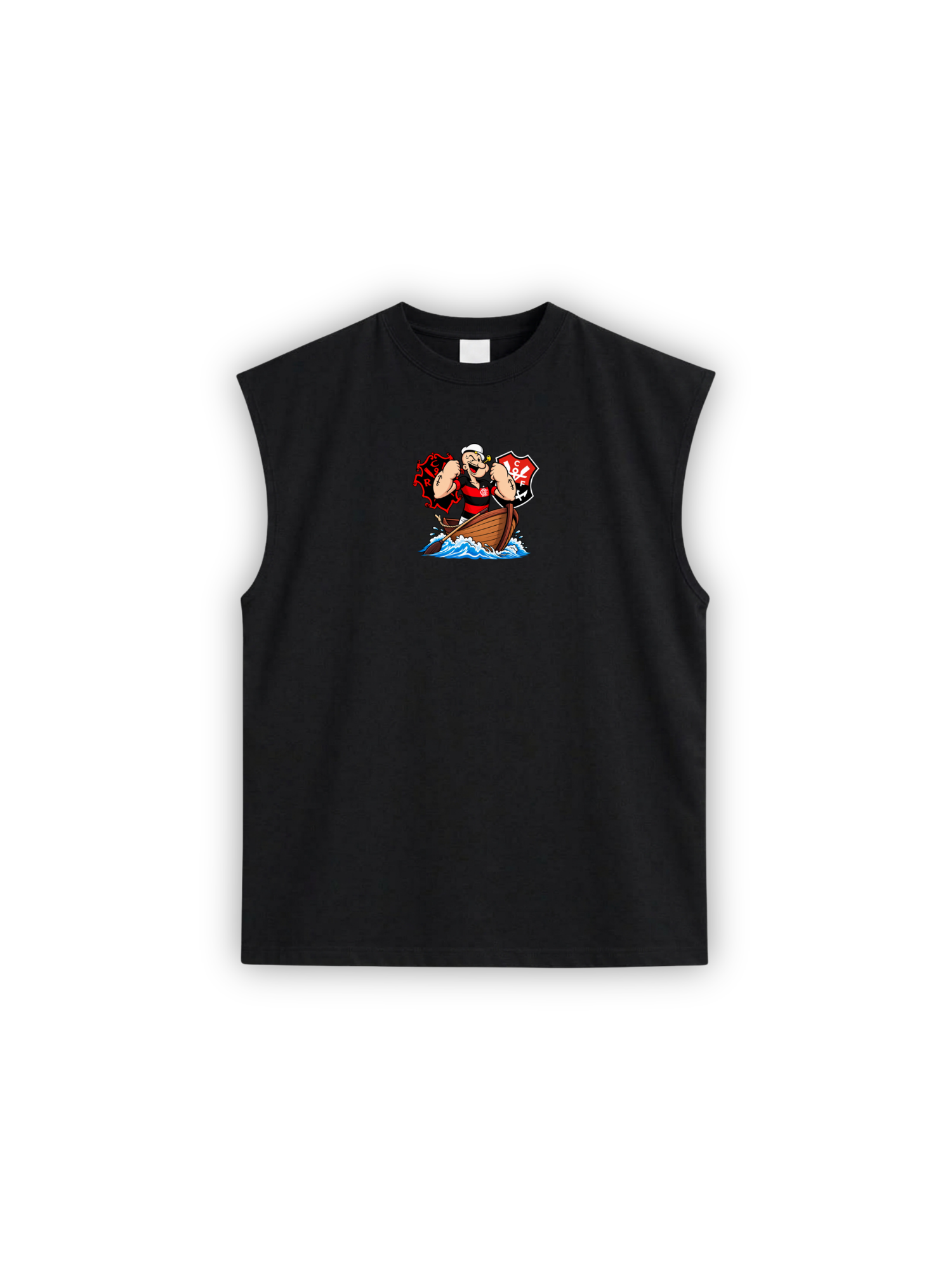Machão Oversized Popeye Flamengo - Imagem 1